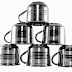 PIQUANT KITCHENWARE Stainless Steel Single Wall Tea & Coffee Cup Set of 6 Pcs