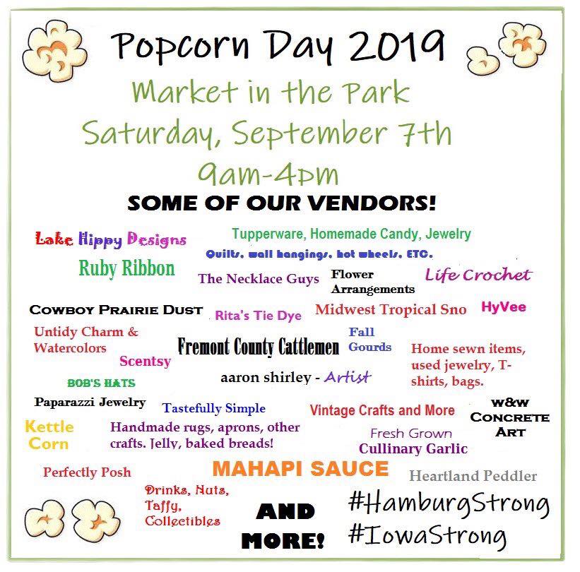 Percival Community Church Hamburg Popcorn Day