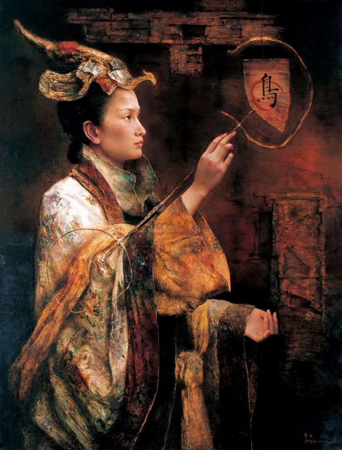 Китайские женщины в исторических костюмах
