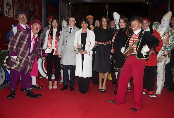 Princess Stephanie of Monaco and her children Pauline Ducruet, Camille Marie Kelly Gottlieb, Louis Ducruet and his girl friend Mary