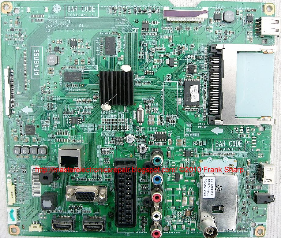 Master Electronics Repair ! REPAIR / SERVICING TV LG 42LM340T