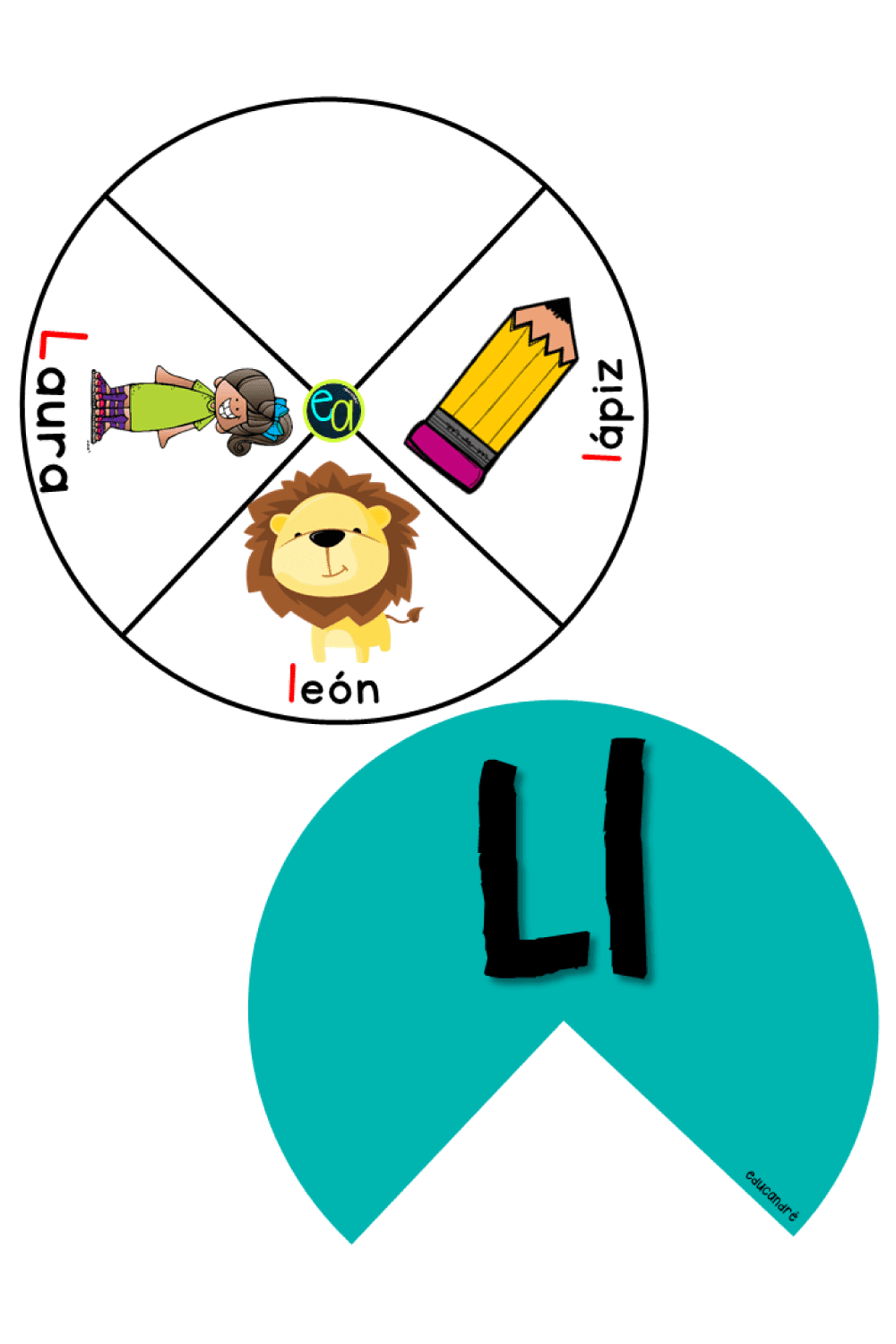 Ruletas Interactivas Abecedario Materiales Educativos para Maestras