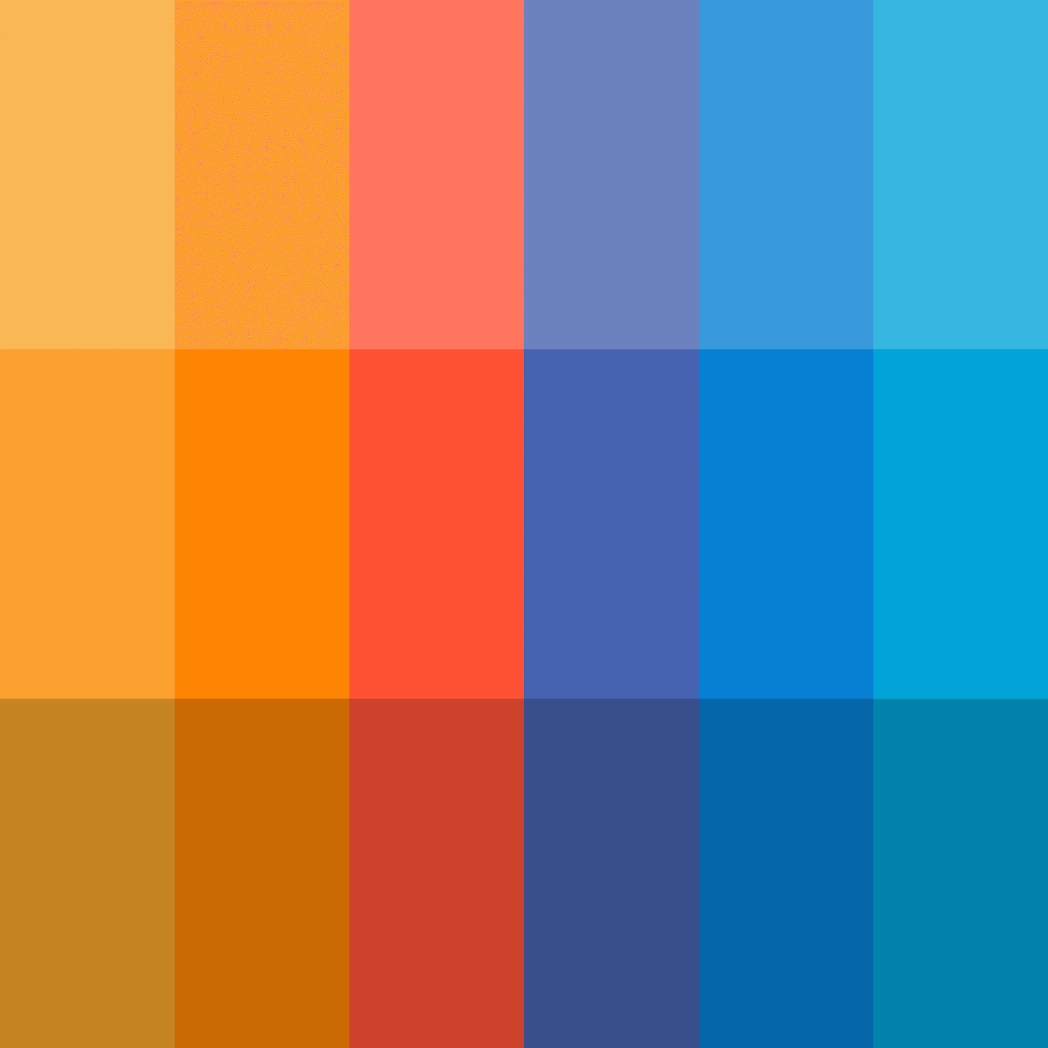 presentation color palette