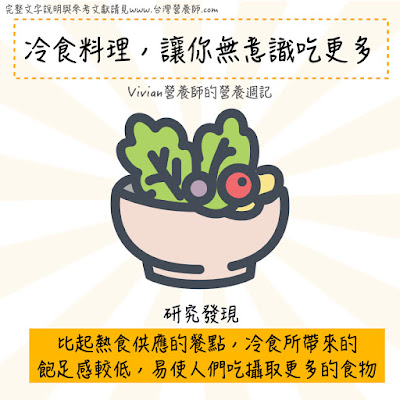 台灣營養師Vivian【食事趨勢】無法控制進食量？也許是因為你選錯了餐盤的大小、顏色與食物溫度