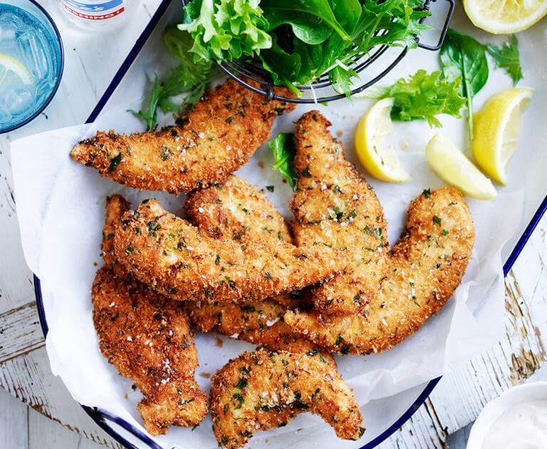 Crumbed Chicken Tenderloins (Air Fried)