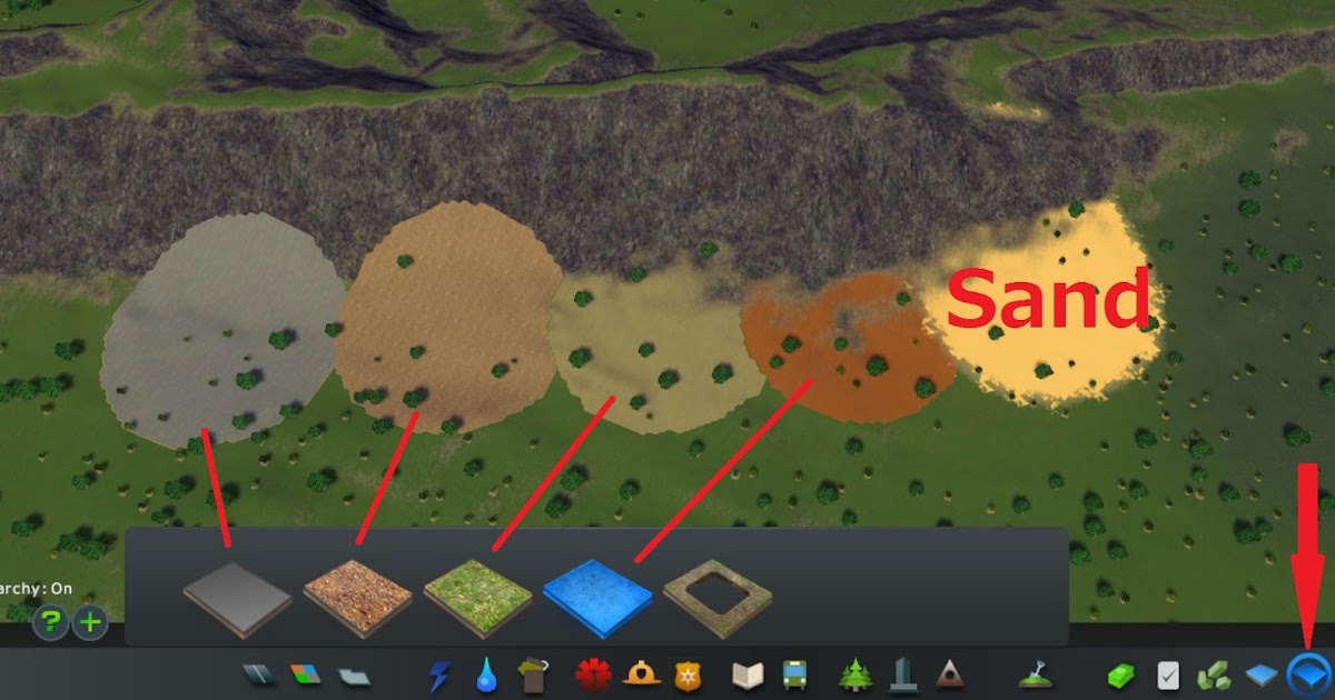 Cities Skylines MOD導入ガイド アセットエディタの表面ツールをゲーム中にも使えるようにする（Surface Painter）