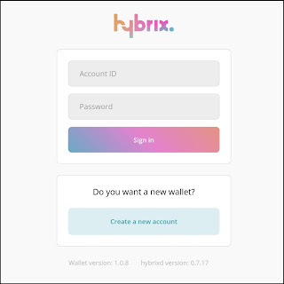 How To Create Hybrix Wallet #1