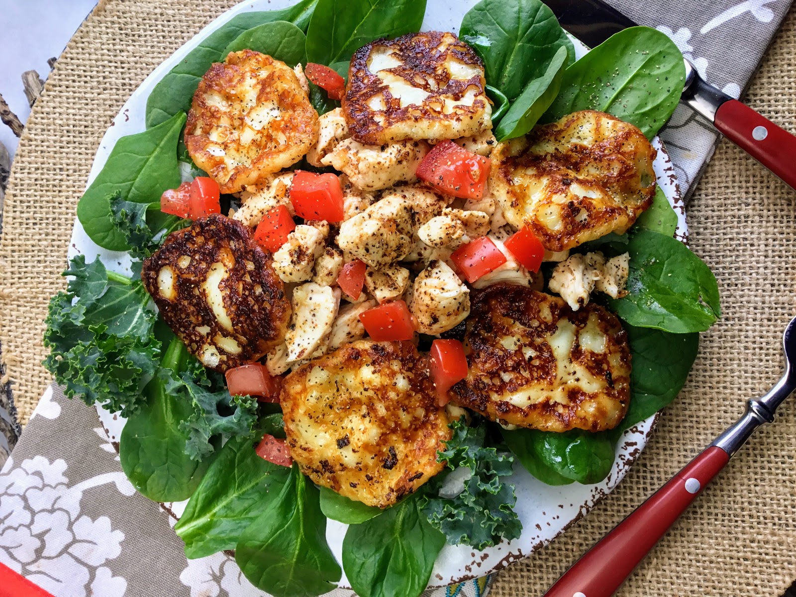 Food Fitness by Paige Fried Queso Fresco Salad