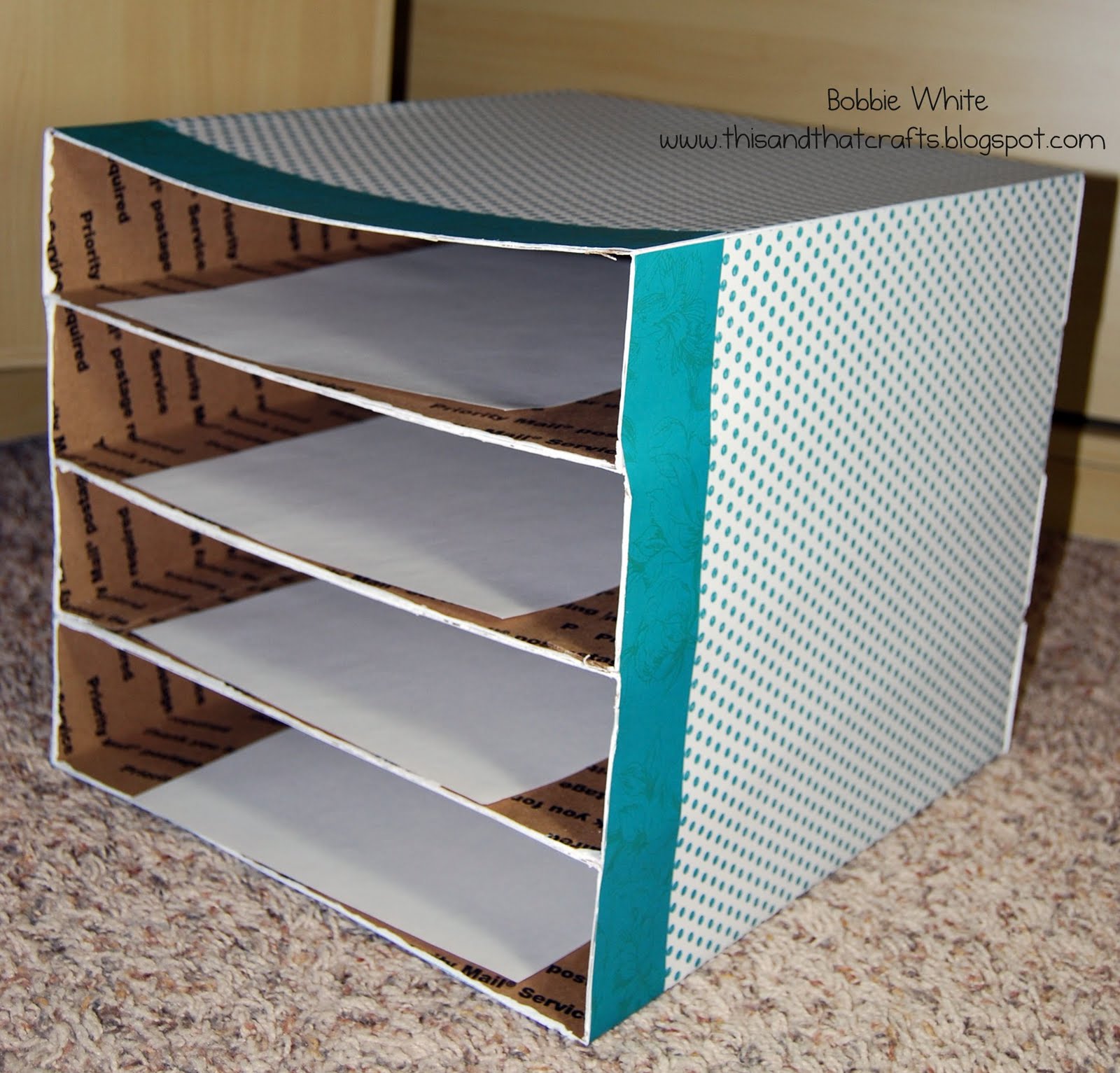 This and That Crafts: Repurposed Priority Boxes