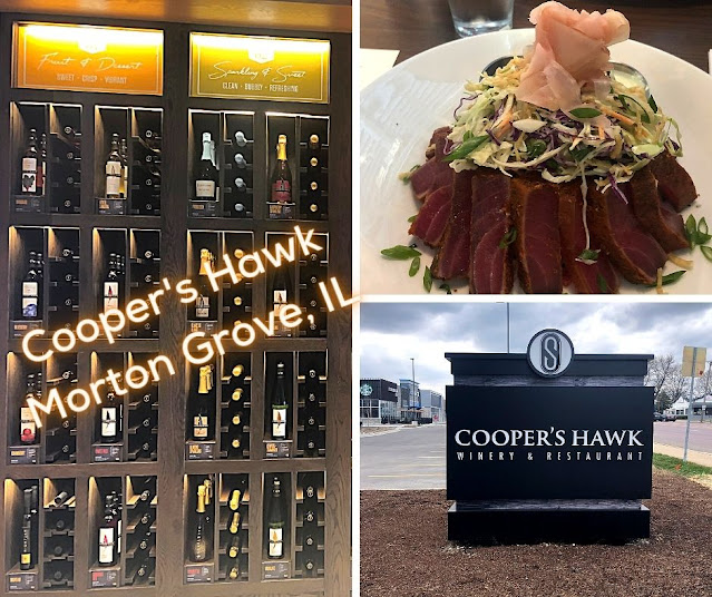 Sipping, Swirling and Tasting at Cooper's Hawk in Morton Grove, Illinois Sipping, Swirling and Tasting at Cooper's Hawk in Morton Grove, Illinois