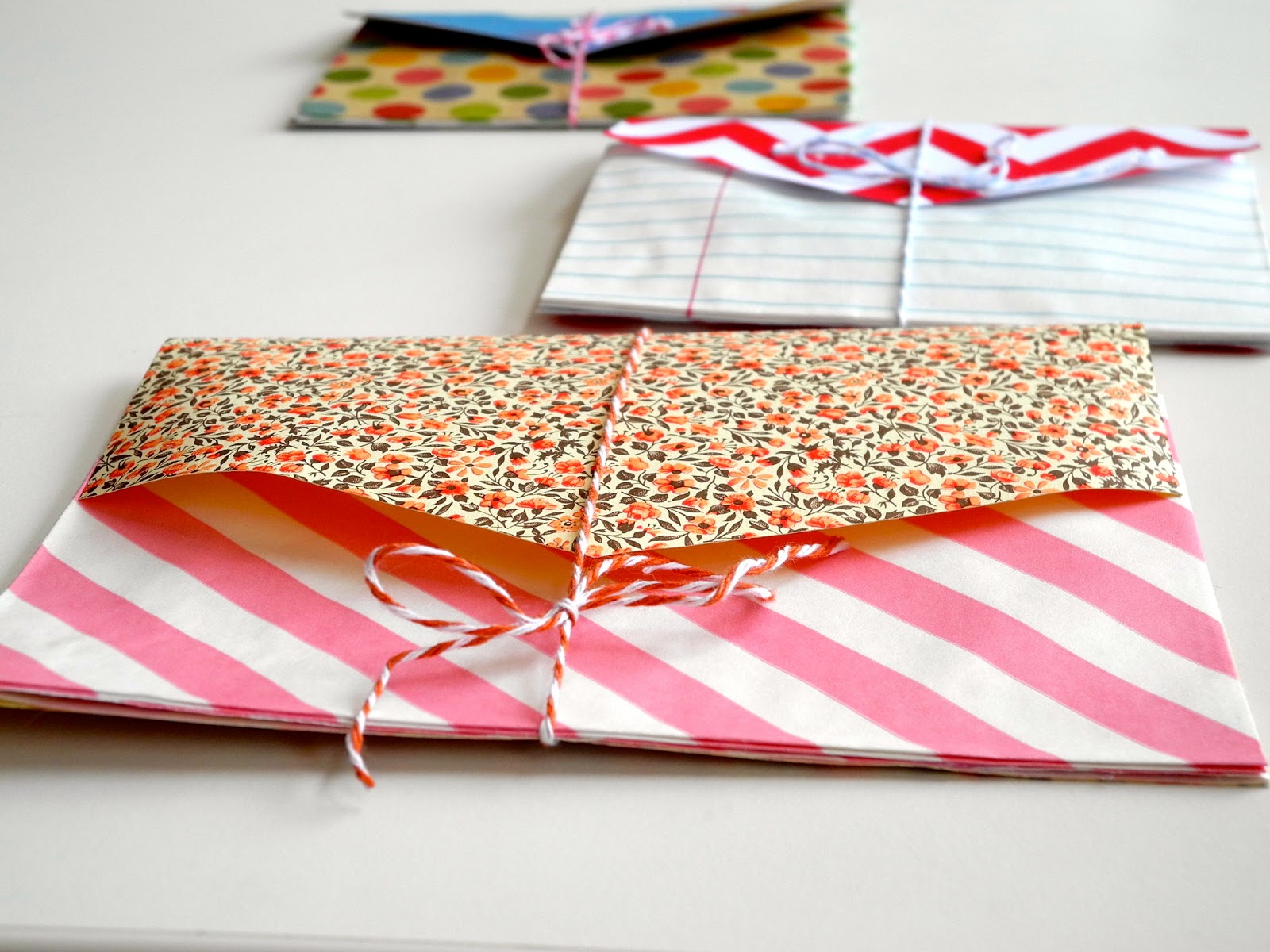 One Bunting Away Accordion Envelope Using Paper Bags