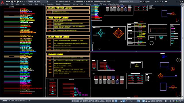 Cad Standard File for Architects & Interior Designer [DWG]