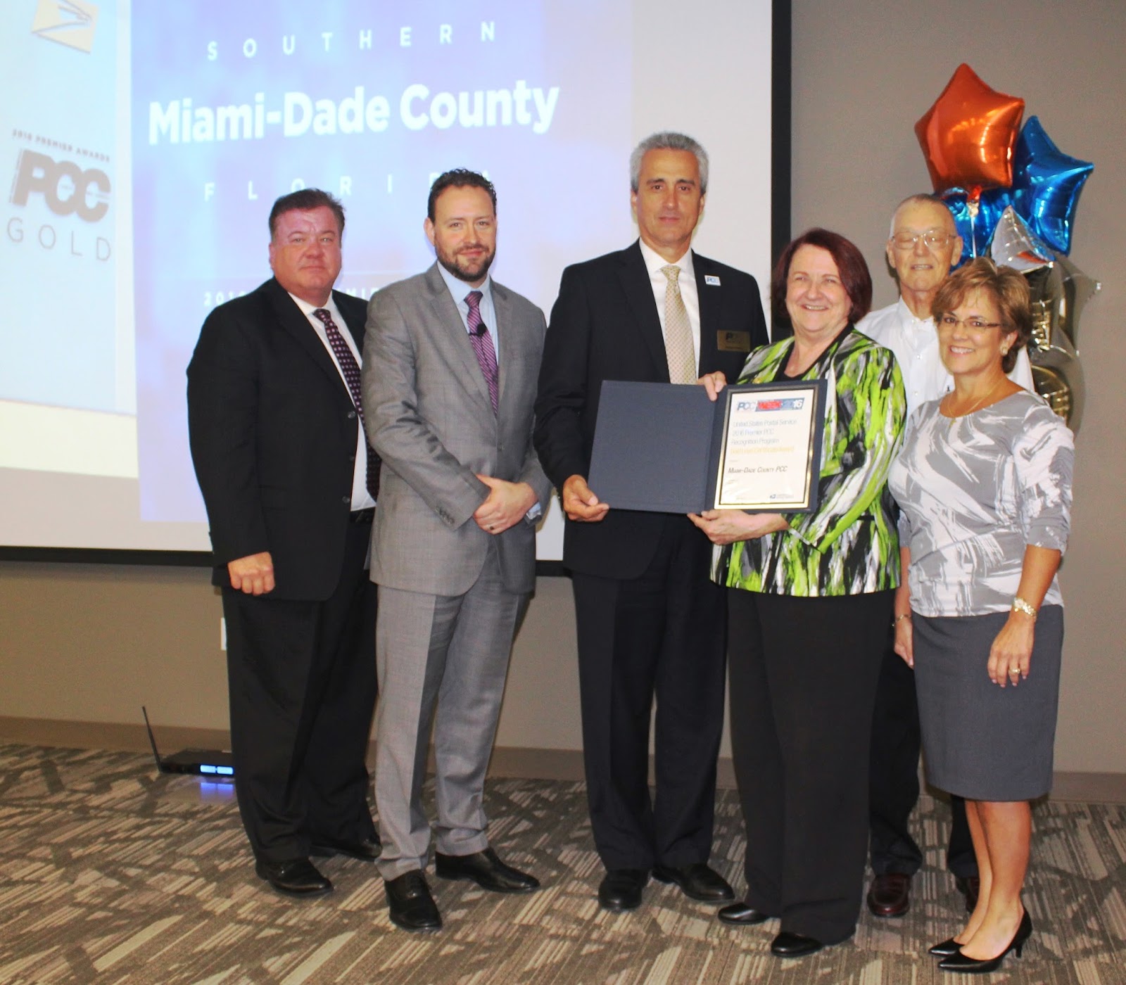 South Florida Postal Blog MiamiDade County PCC Wins Gold!