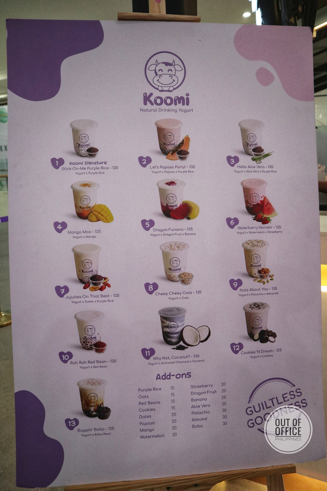 Taste Buds Guiltless Goodness Yogurt Drinks by Koomi