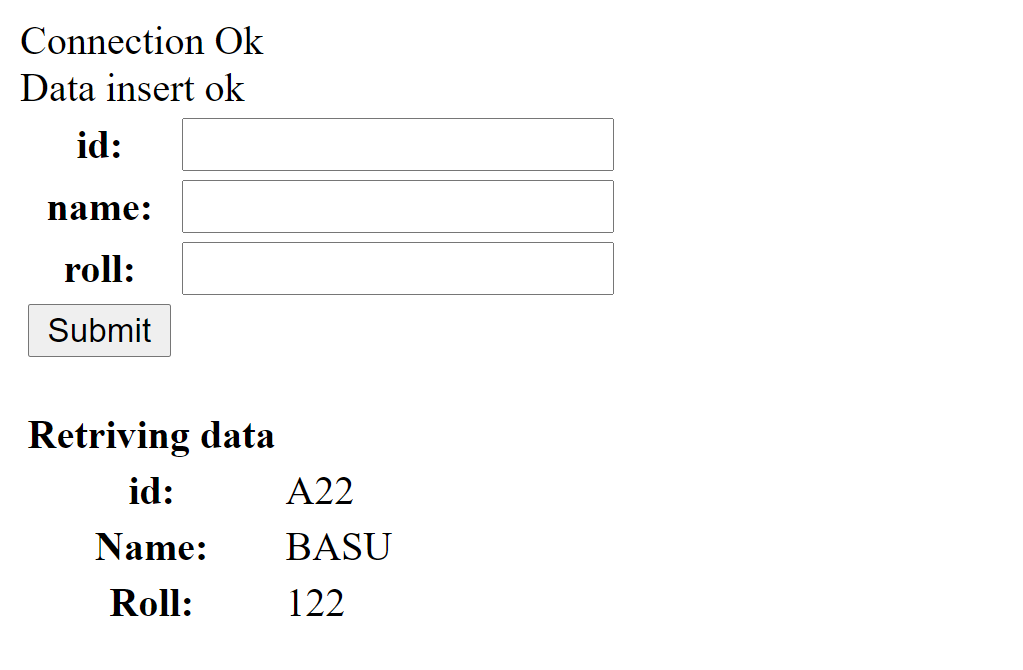 How to Insert Data Into MySQL Database Table & Retrieving data form ...