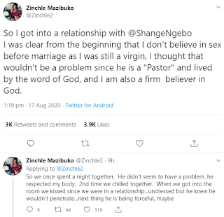 NEWS: Woman accuses a pastor who was her boyfriend of rape NEWS: Woman accuses a pastor who was her boyfriend of rape