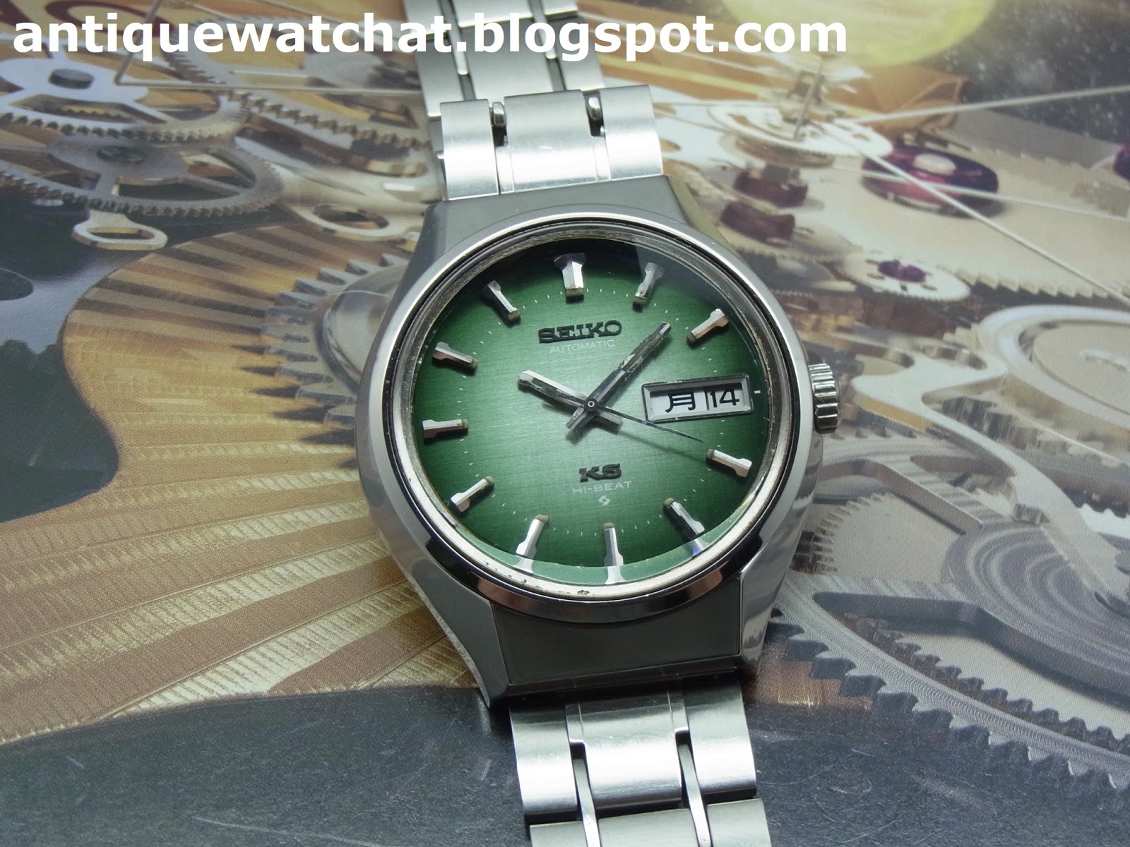 Antique Watch Bar: KING SEIKO HI-BEAT 25 JEWELS 5626-7200 AUTOMATIC KS243  (SOLD)