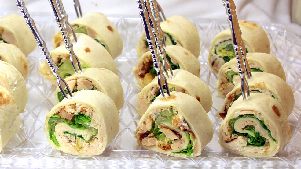 52 Ways to Cook Caesar Salad Pinwheels RollUps Appetizers