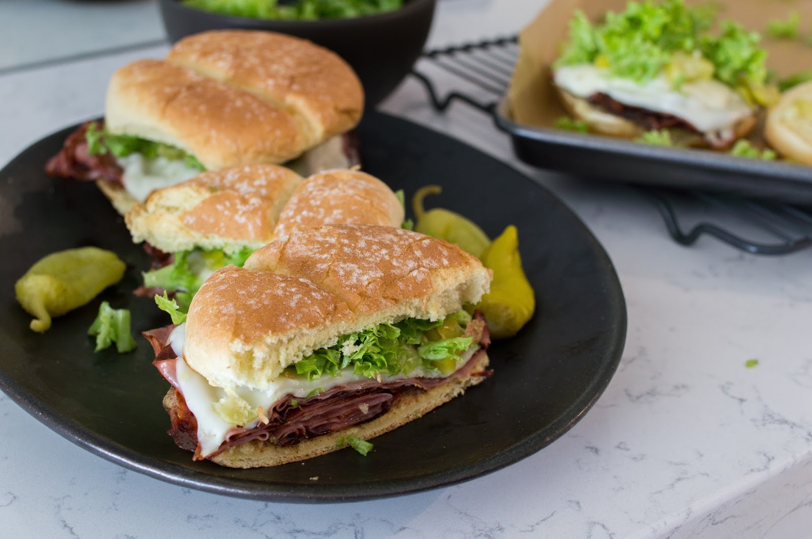 Smart Cookie Fried Mortadella Sandwich