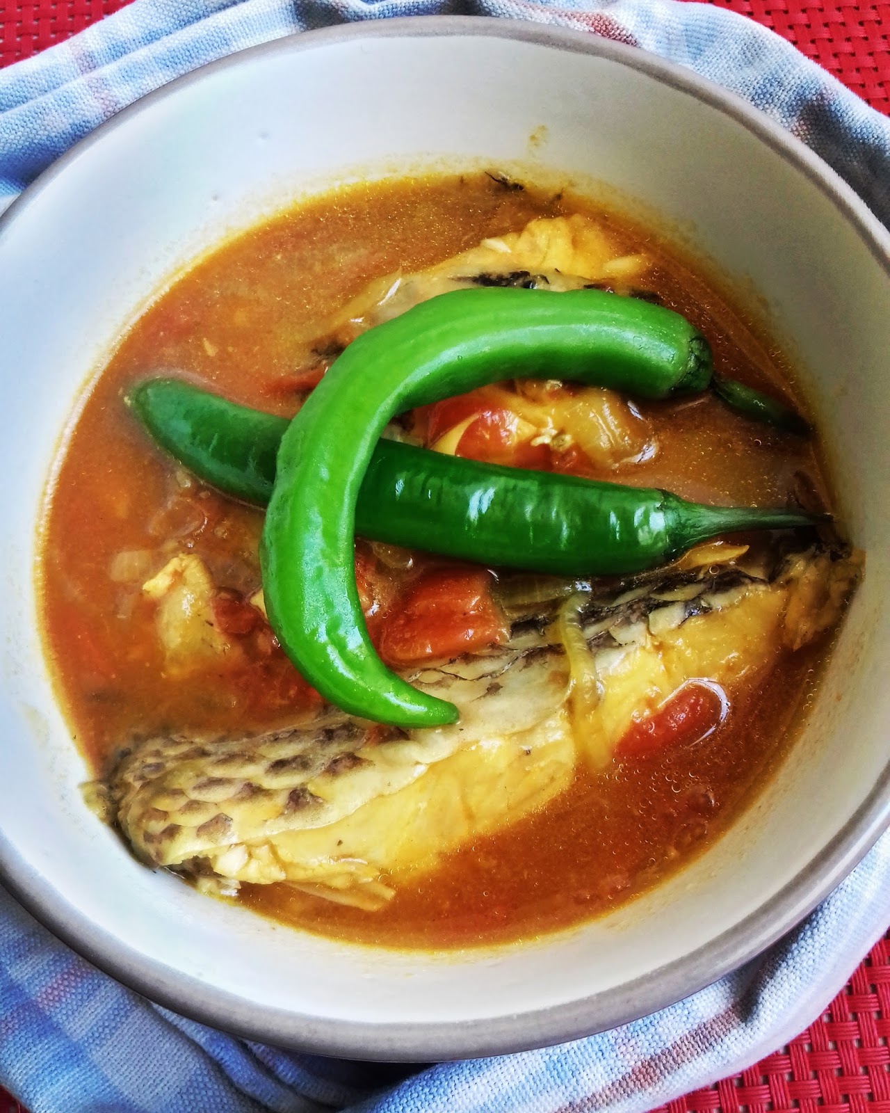 GREEN CHILI FISH STEW