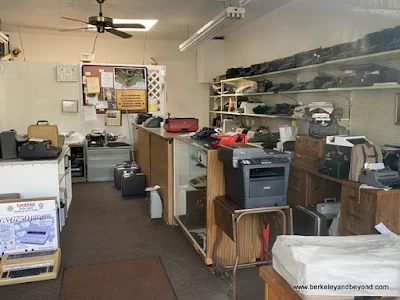 interior of California Typewriter store in Berkeley, California
