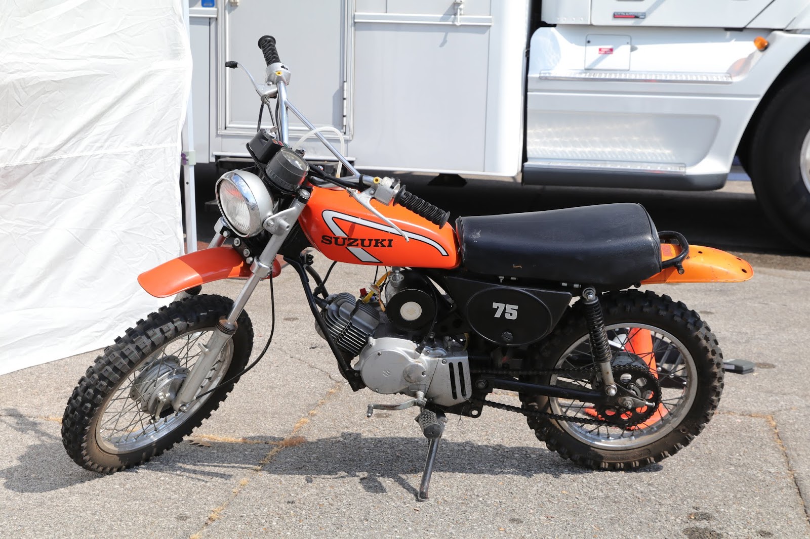 OldMotoDude: Suzuki 75 at the 2019 Barber Vintage Motorcycle Festival