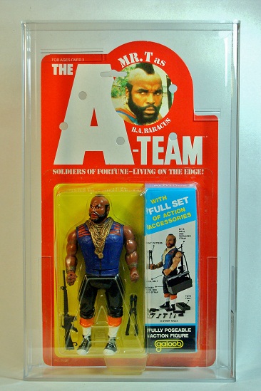 GALOOB THE A-TEAM 6 INCH SERIES - 5 BACK CARD - B.A BARACUS	1983	85Y-NM+