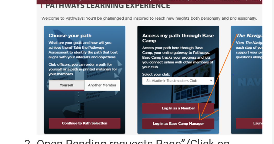 The New Pathways The Base Camp Manager