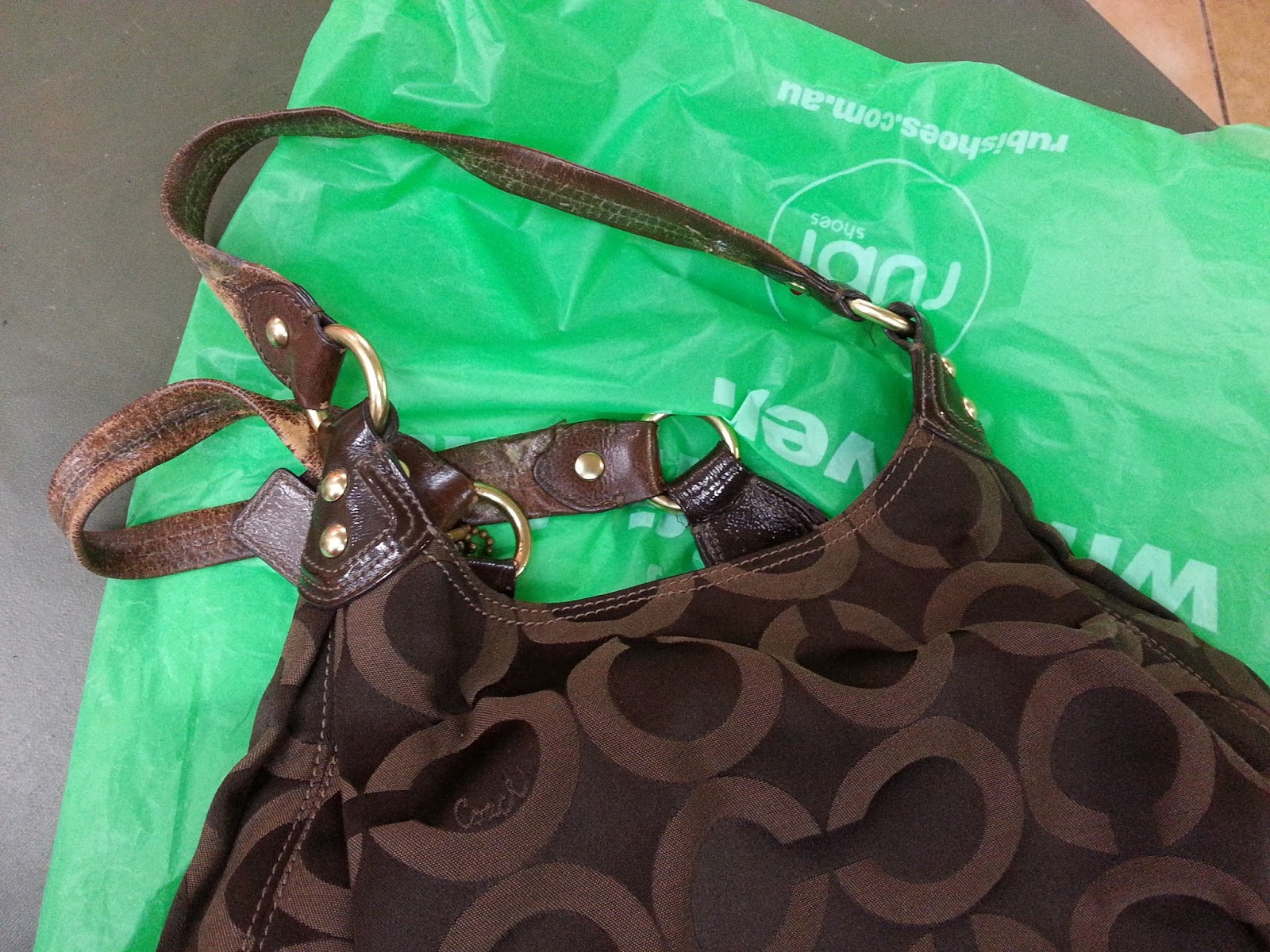 Coach Bag Repair, Repair Coach bag handle, zipper