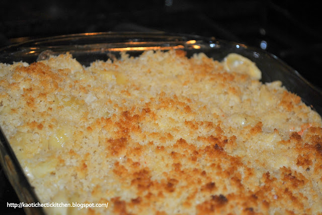 sinful seafood mac 'n cheese