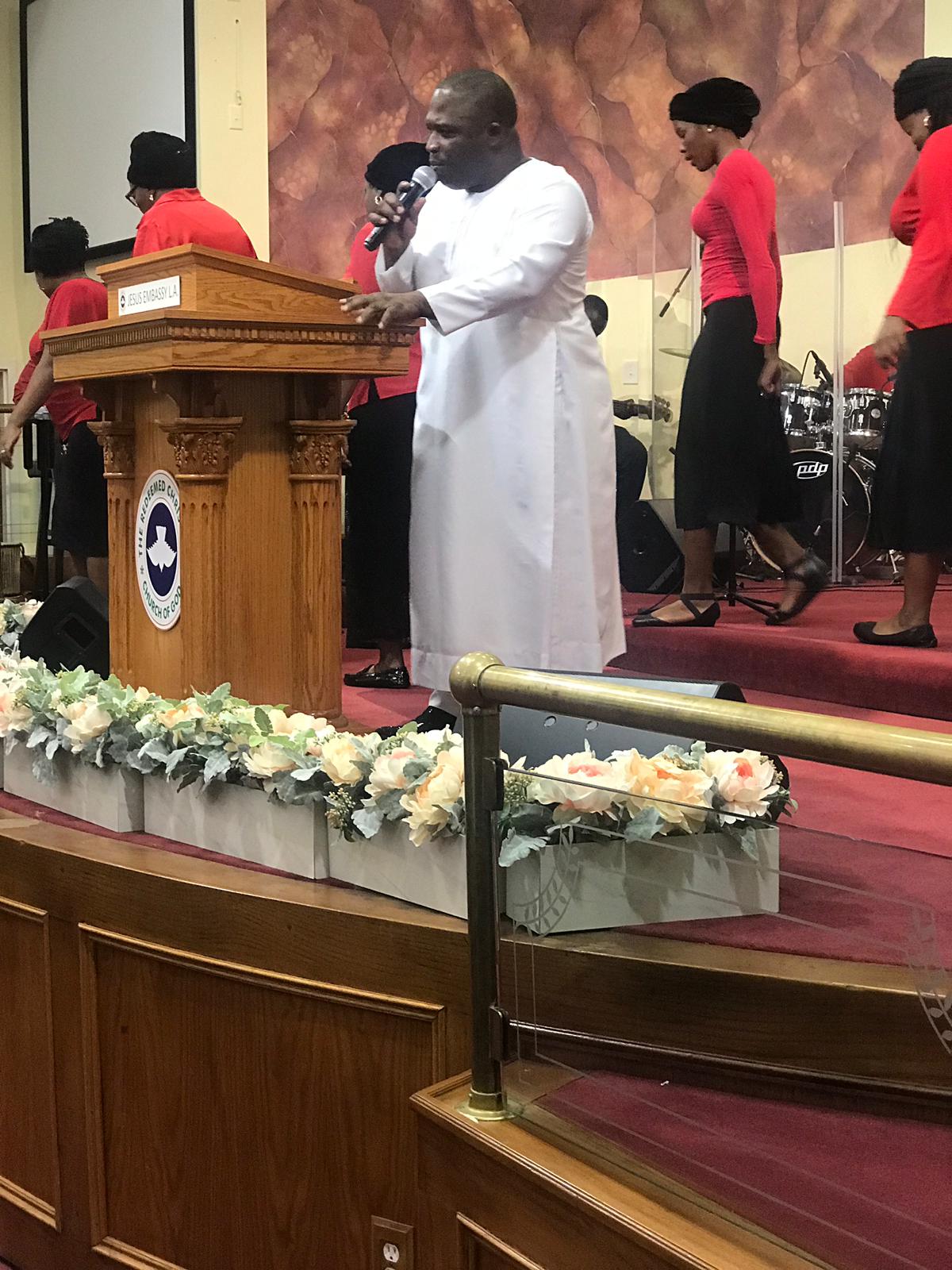 Photo News Prophet Hezekiah ministering at ongoing CAC North America