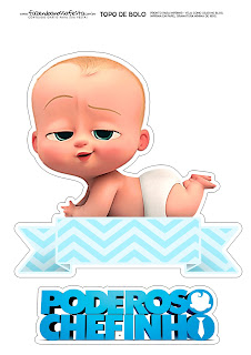 Boss Baby: Free Printable Cake Toppers.