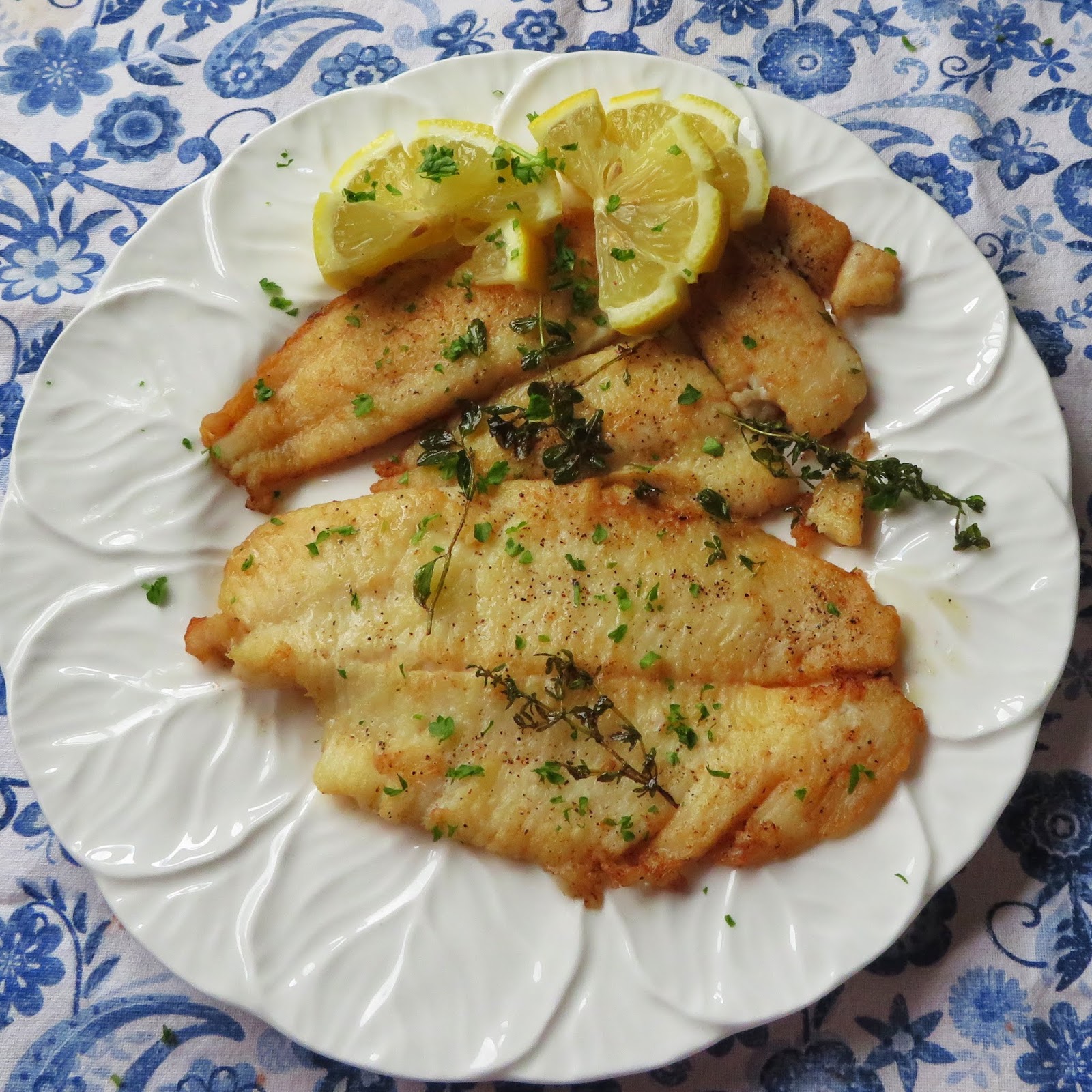 Sole Fillets with Lemon & Thyme The English Kitchen