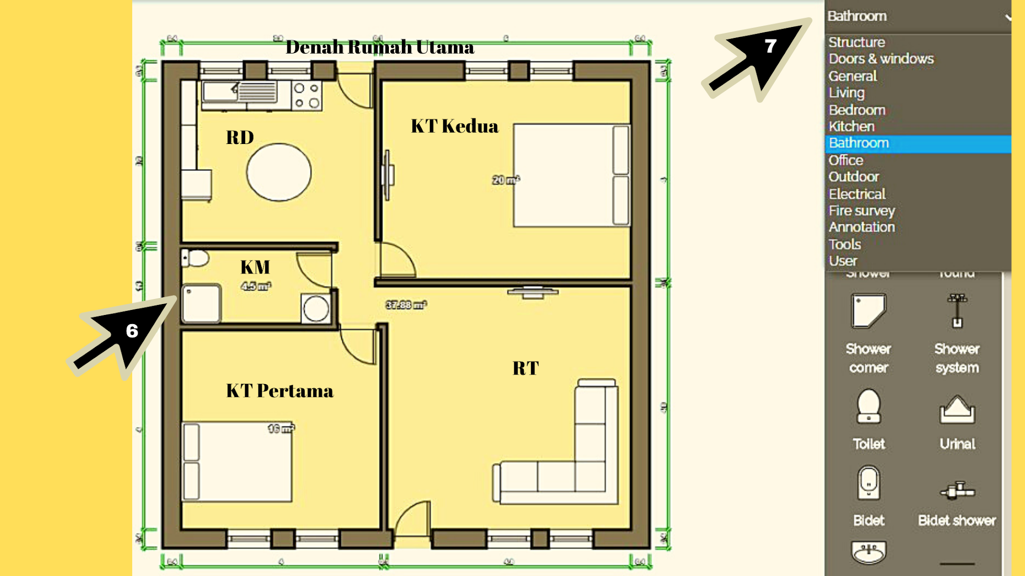 Step by Step Cara Membuat Denah Rumah Sederhana Untuk Pemula - Seputar