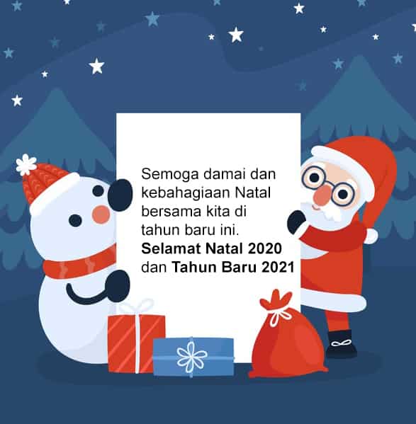 Ucapan Selamat Natal Dan Tahun Baru 2021 - Review Teknologi Sekarang