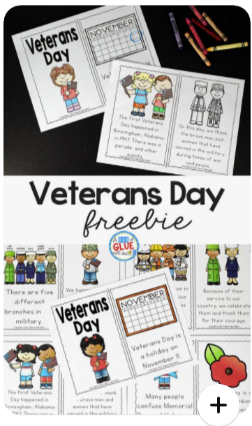 Learning with Firsties: Friday Featured Freebies - Veterans Day
