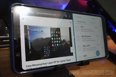 Menggunakan Multi Window di HP Samsung One UI Semua Tipe bergotong-royong yakni fitur bawaan Android Menggunakan Multi Window di HP Samsung One UI Semua Tipe