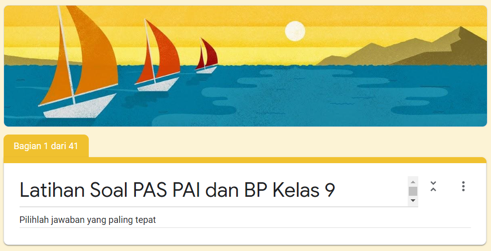 Latihan Soal Pas Pai Dan Bp Smp Kelas 9 Semester Ganjil Kurikulum 2013 Didno76 Com
