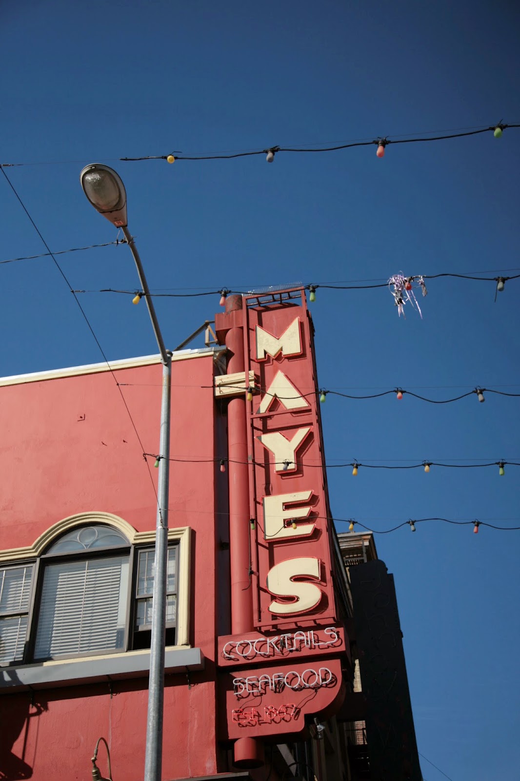 San Francisco Neon Project Maye's Oyster House