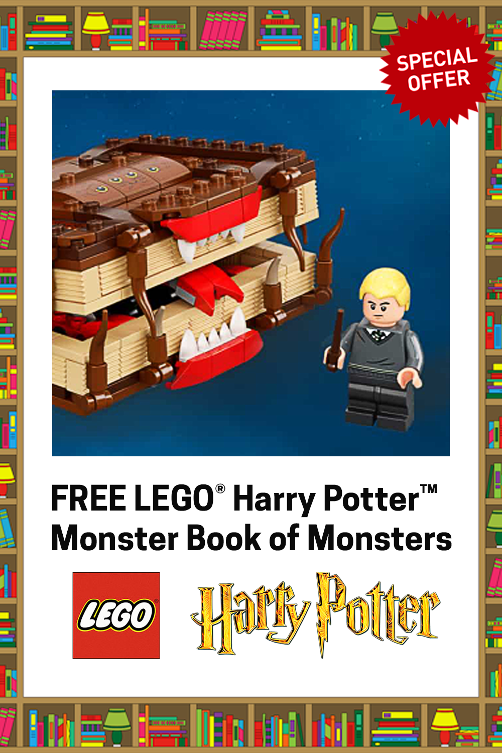 FREE LEGO® Harry Potter™ Monster Book of Monsters