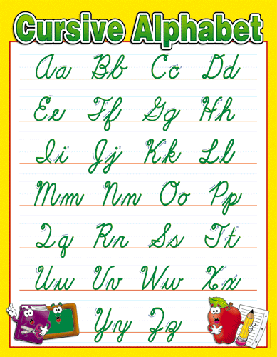 Alphabet in Handwriting