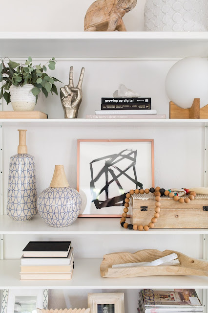 How to Decorate by Layering Your Artwork, Mantle & Bookshelves ...