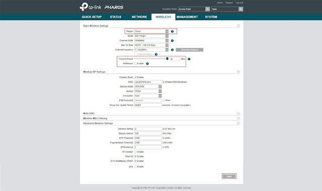 Setting tp link cpe 220 agar stabil