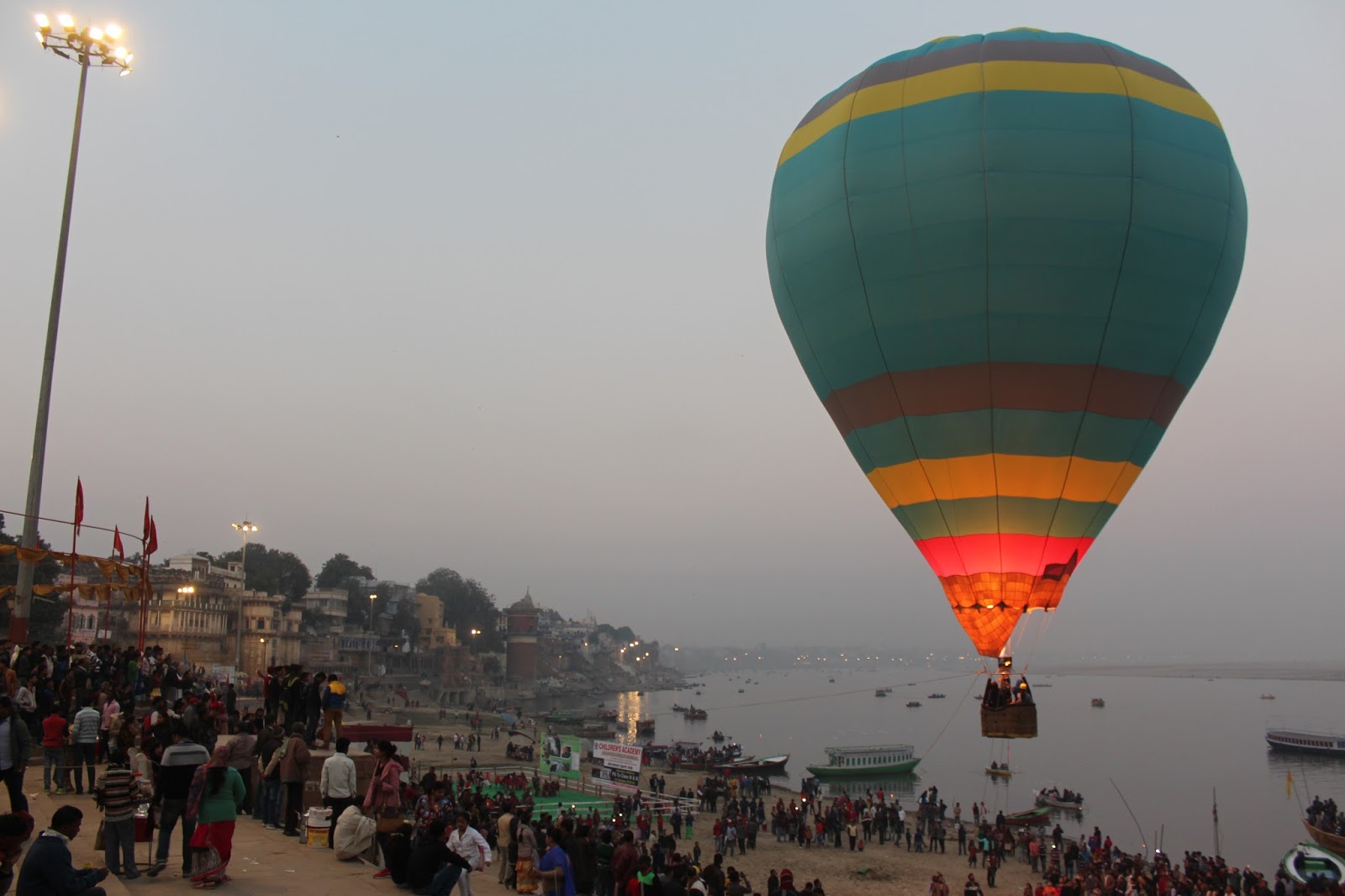 Varanasi Air Balloon festival begins in Varanasi