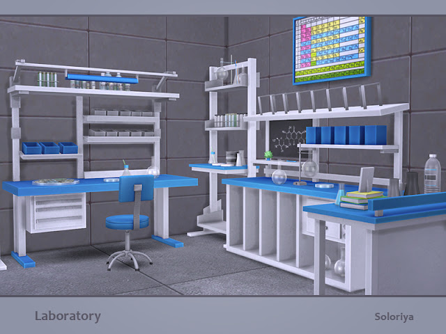 Лаборатория — наборы мебели и декора для Sims 4 со ссылками для скачивания