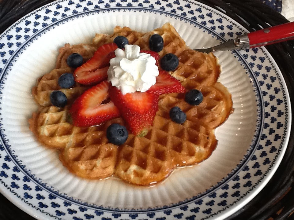 Red, White & Blue Waffles.