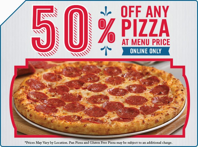 Savings Guru Dominos Pizza 50 off offer