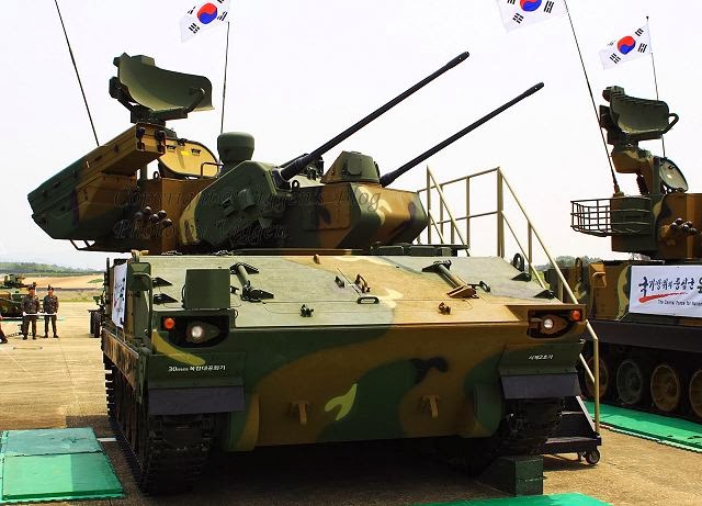 Bi Ho Twin 30mm Self Propelled Anti Aircraft Gun With Two Shingung
