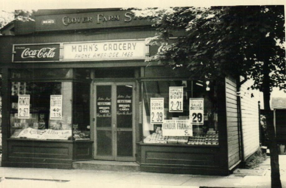 Ambridge Memories Mohn's Grocery, Clover Farm Store