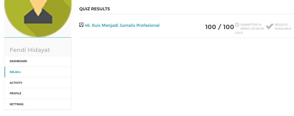 Kunci Jawaban Kuis Menjadi Jurnalis Profesional Dengan Skor 100 - Fendihidayat